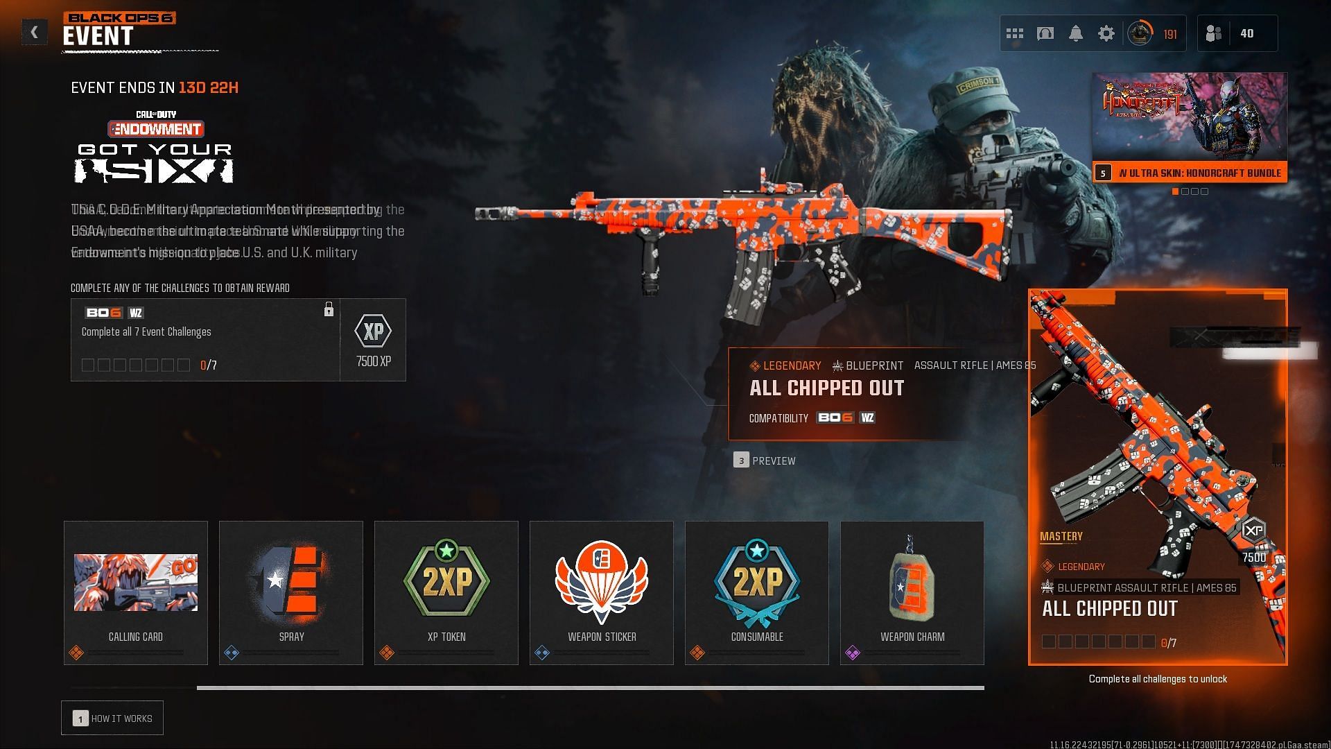 Guide to unlocking the new All Chipped Out animated Blueprint in Black Ops 6 and Warzone (Image via Sportskeeda Gaming || Activision)